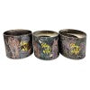 VELA EN VASO METAL DECORADO