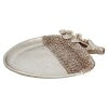 PLATO BELLOTA RESINA PLATEADA