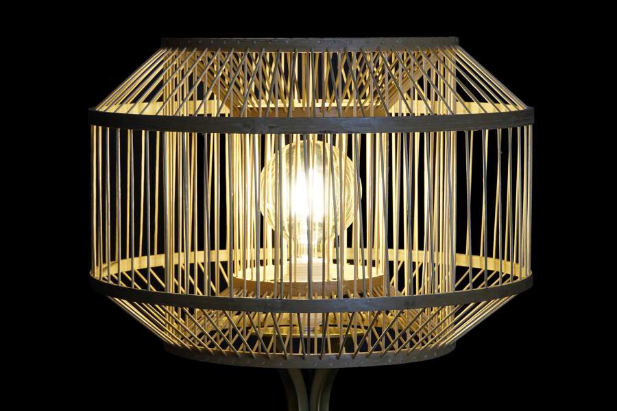 Pantalla Bambu 40X40X28 Natural