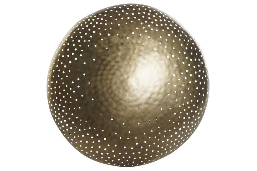 Lampara Aplique Hierro 32X18X32 Dorado