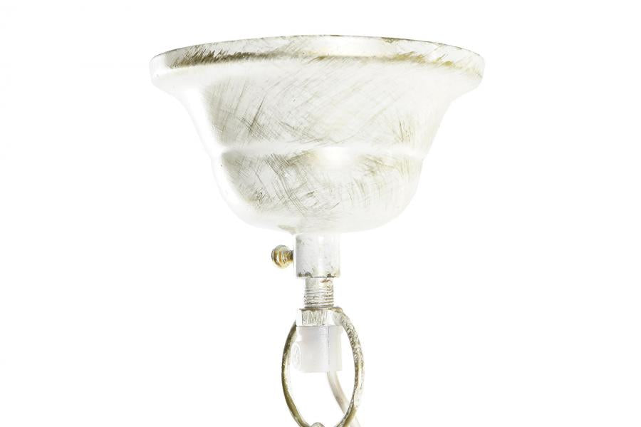 Lampara Techo Hierro 38X28X24 Blanco