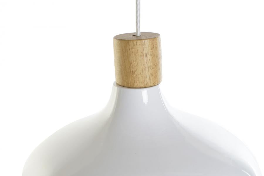 Lampara Techo Metal Pino 35_5X35_5X21 Blanco