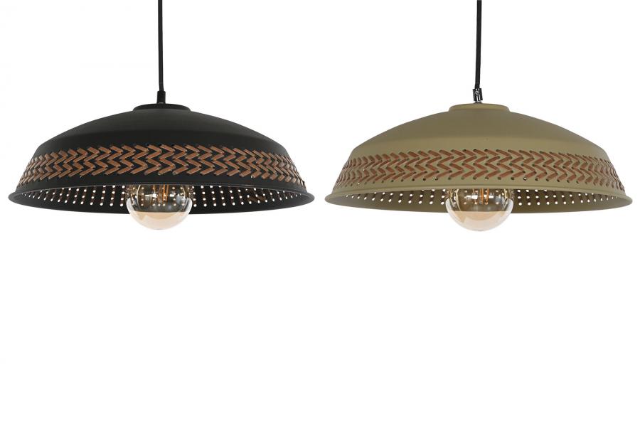 Lampara Techo Metal Pu 42X42X24 2 Surt.