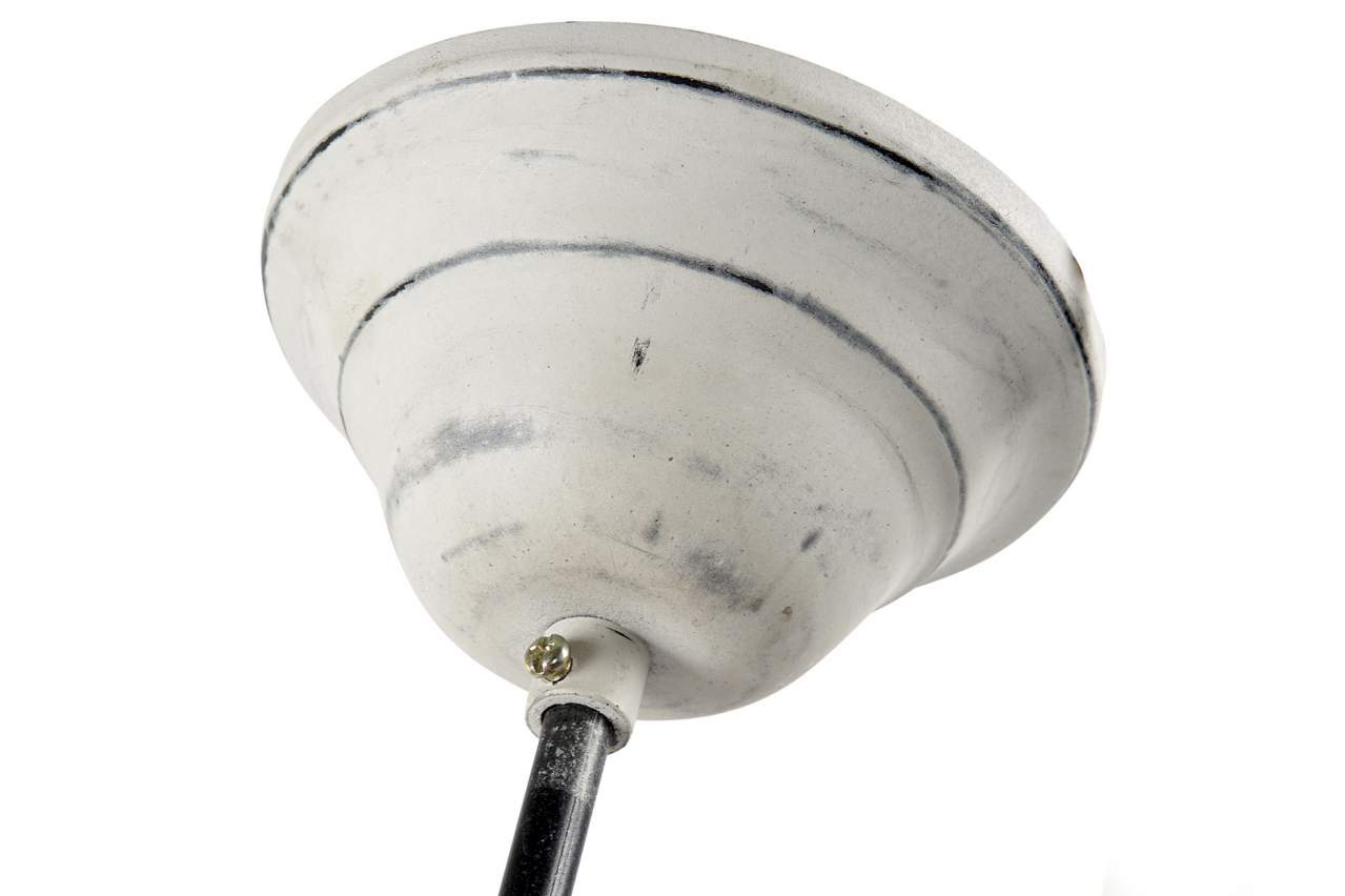 Lampara Techo Metal Madera 39X39X45 Decape Gris