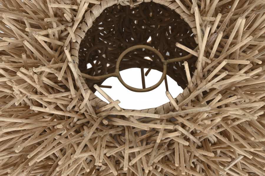 Pantalla Set 2 Bambu 60X60X60 Hecho A Mano Natural