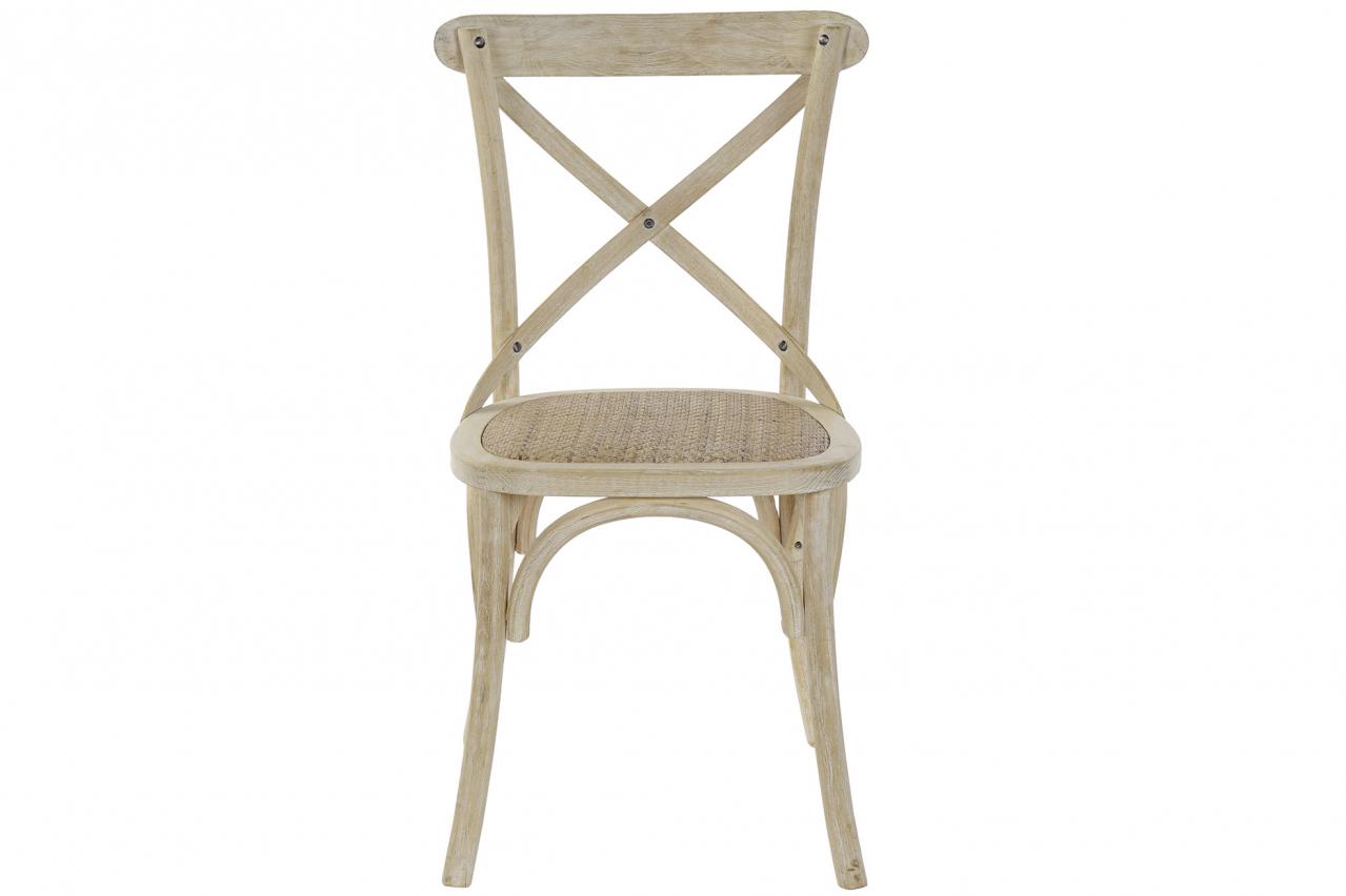 Silla Olmo Ratan 50X52_5X88 Crossback Envejecido