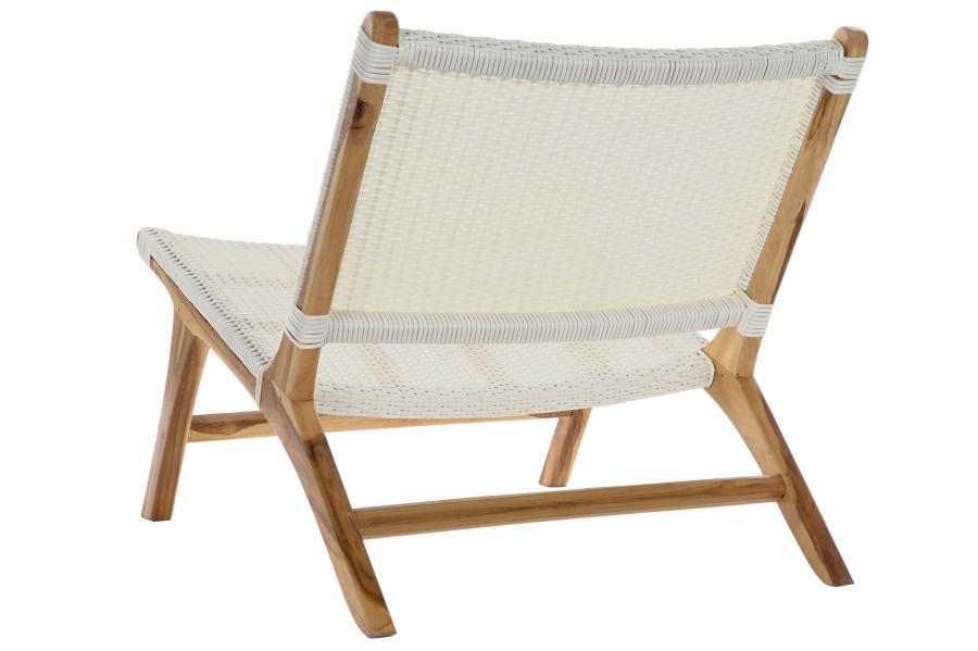 Butaca Teca Pvc 65X80X68 Blanco