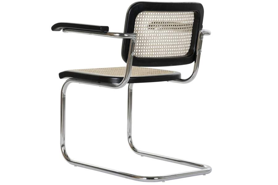 Silla Olmo Ratan 65_5X62X79 Rejilla Negro