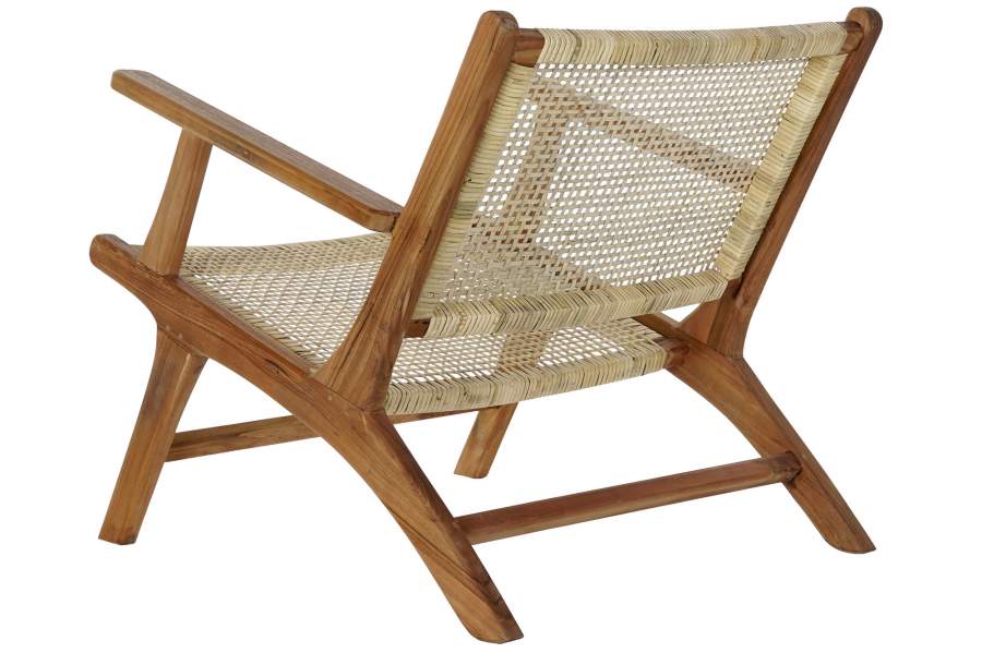 Butaca Teca Ratan 69X78X68 Natural