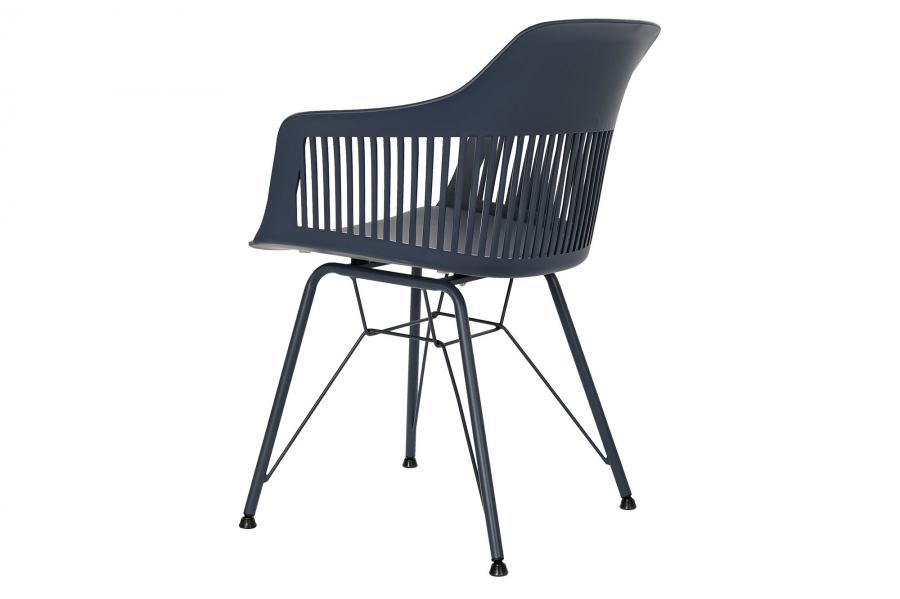 Silla Pp Metal 56X53X81 Mate Azul Marino