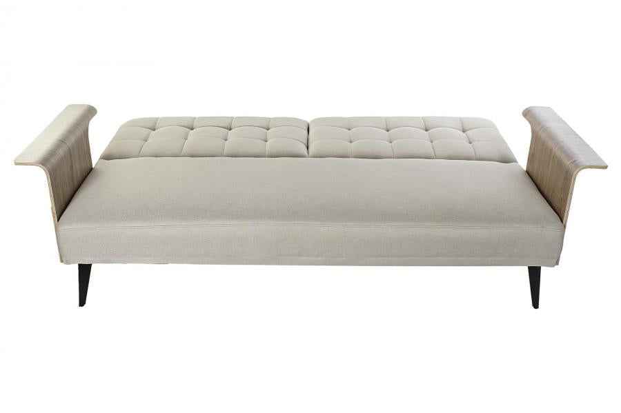 Sofa Cama Eucalipto Metal 203X87X81 Beige