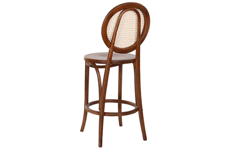 Taburete Olmo Ratan 43X43X108 Rejilla