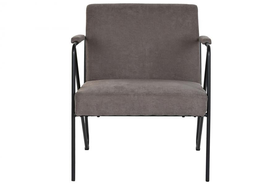Butaca Poliester Metal 64X69_5X76 Gris