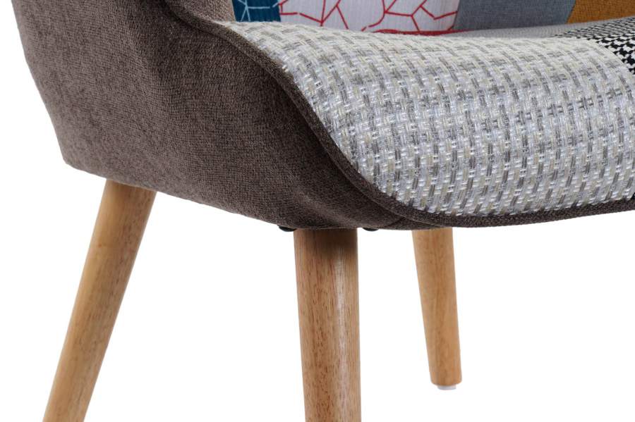 Sillon Set 2 Lino Hevea / Rubberwood 70X73X100