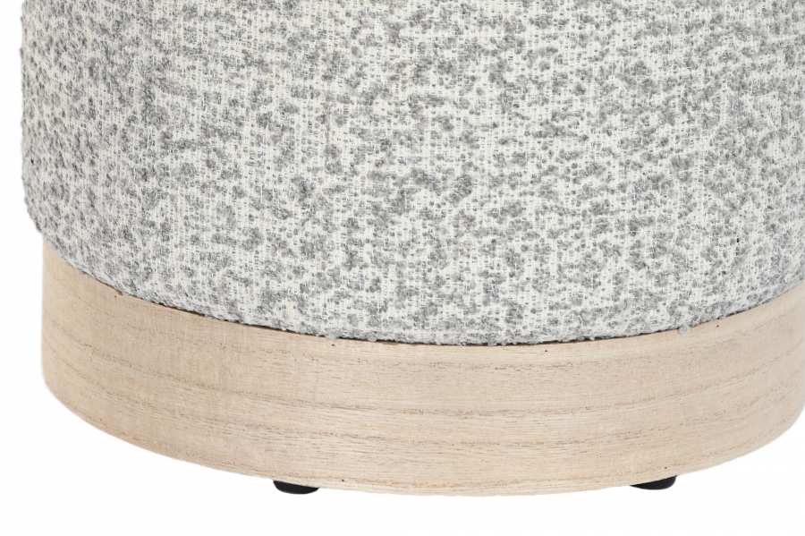 Reposapies Poliester 32X32X38 Gris Claro