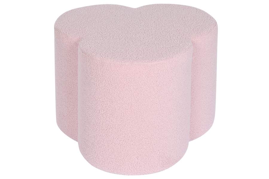 Reposapies Poliester 53X53X40 Borreguito Rosa