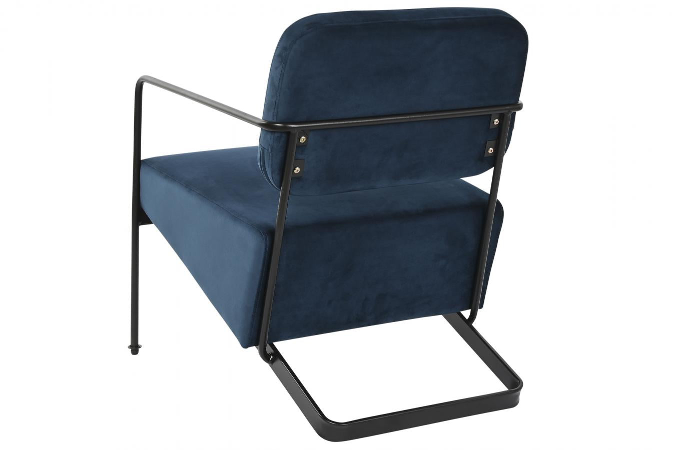 Butaca Poliester Metal 55_5X72X71 Azul