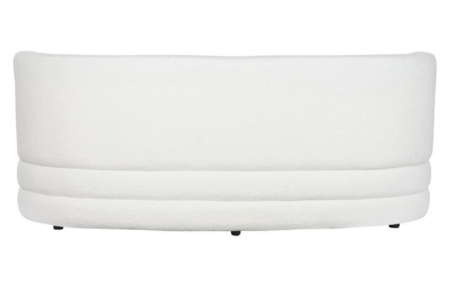 Sofa Poliester 193X92X79 Borreguito Blanco
