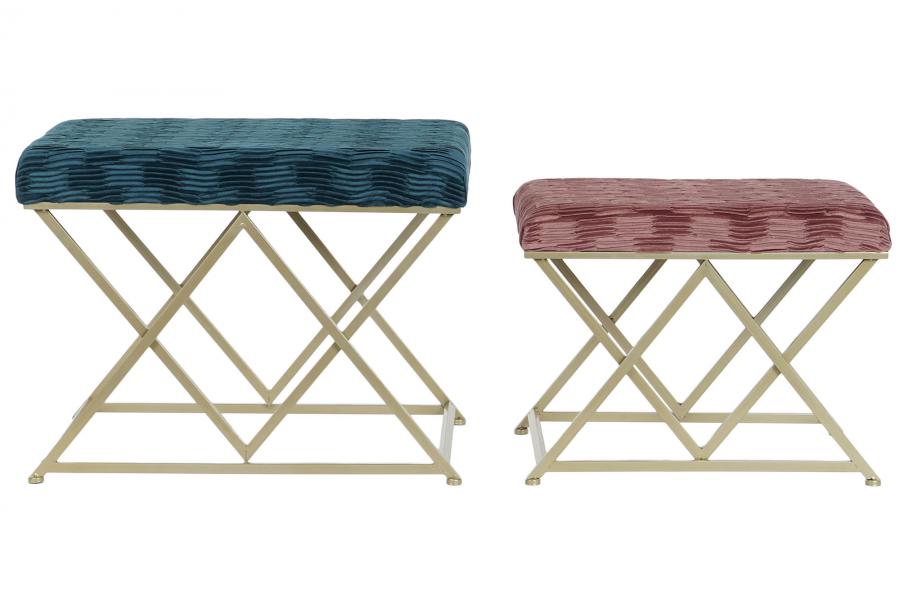 Descalzadora Set 2 Poliester Metal 62X42X47