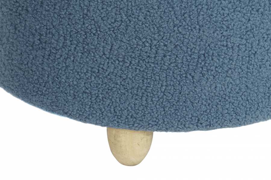Reposapies Set 2 Poliester Madera 50X50X45