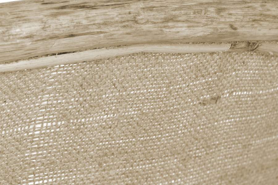 Sillon Ratan Algodon 63X66X88 Con Cojin Natural