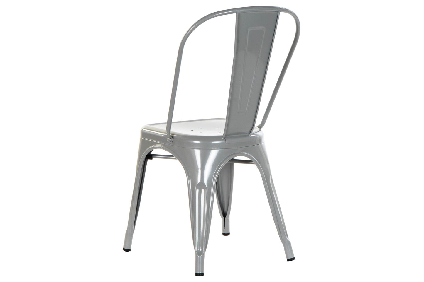 Silla Metal 45X48X86 Apilable Gris