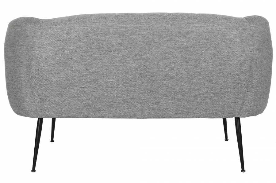 Sofa Poliester Metal 129X75X73 Gris