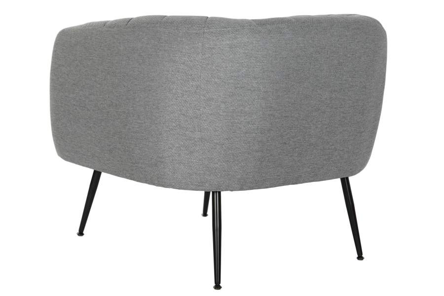 Sillon Poliester Metal 81X75X73 Gris