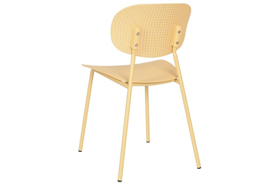 Silla Pp Metal 51_5X46X79 Amarillo