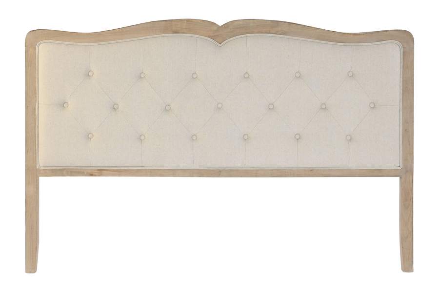 CABECERO LOVE LINO RUBBERWOOD BEIGE 160