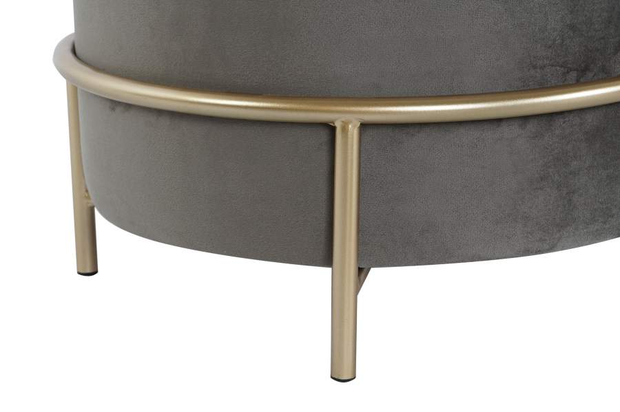 Reposapies Poliester Metal 48X48X46 Marron