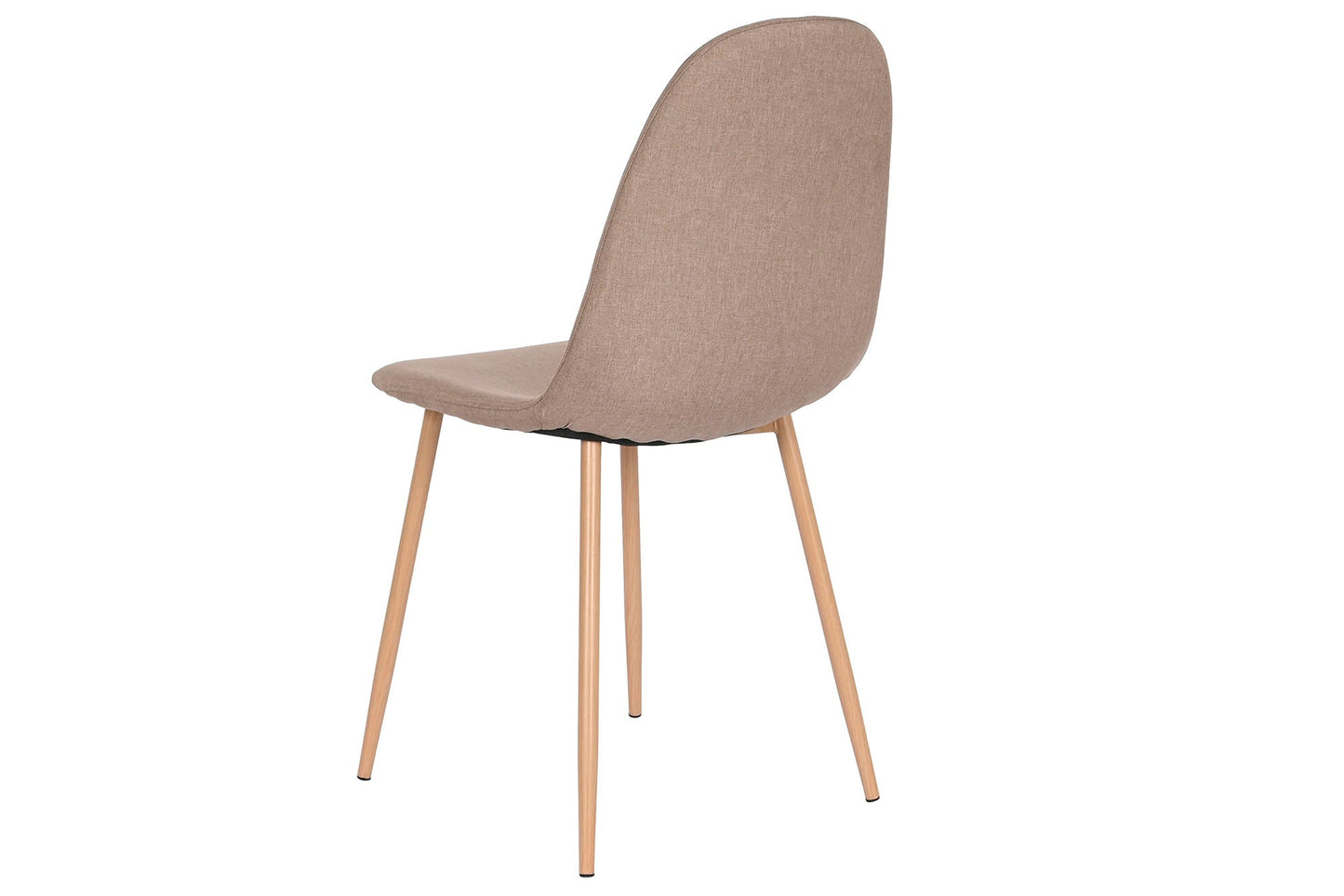 Silla Poliester Hierro 44X51_5X90_5 Simil Madera