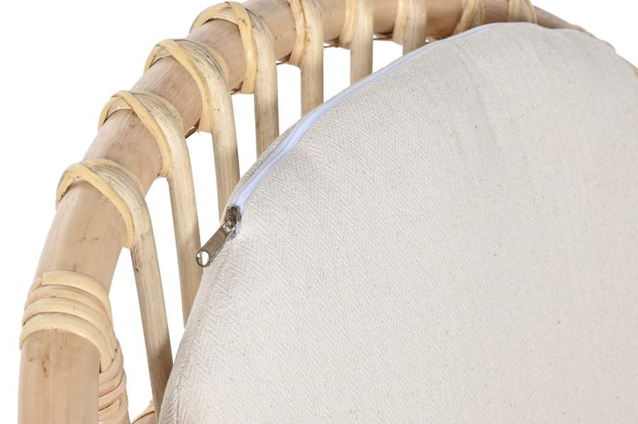 Mesa Set 3 Ratan 50X50X50 Y 2 Sillones Con Cojin