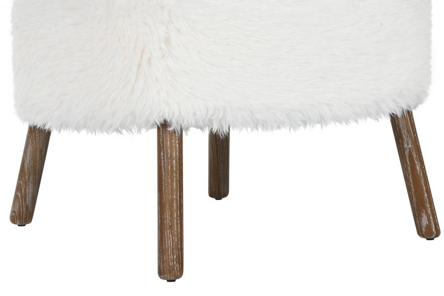 Butaca Fresno 61X62X80 Pelo Sintetico Crudo