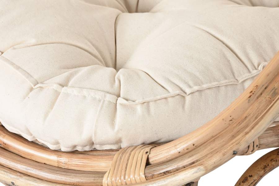 Silla Bambu Ratan 63X55X90 Natural
