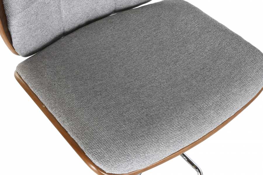 Taburete Poliester Nogal 50X52X121 Ajustable