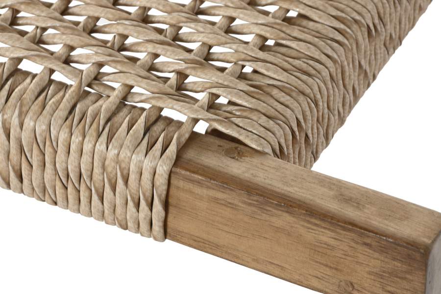 Descalzadora Teca Fibra 120X40X45 Marron