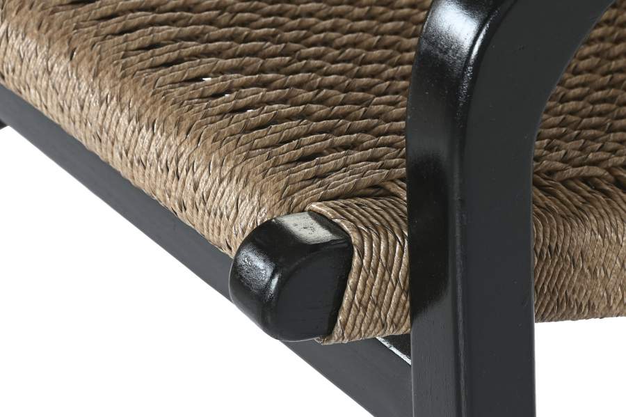 Butaca Teca Fibra Sintetica 66X80X90 Negro