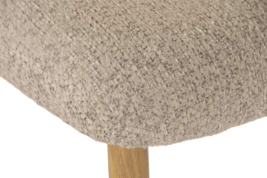 Silla Metal Poliester 47X59_5X80 Natural