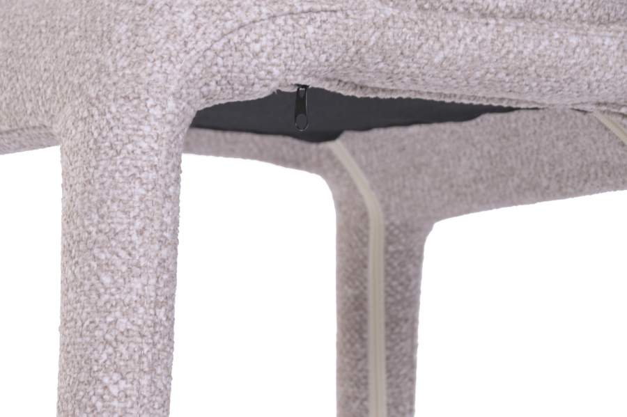 Taburete Metal Poliester 49X53X91_5 Beige