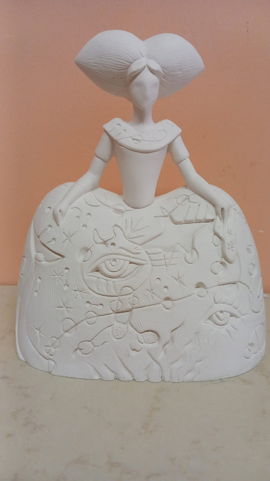 Menina Miró ojos 17 cms