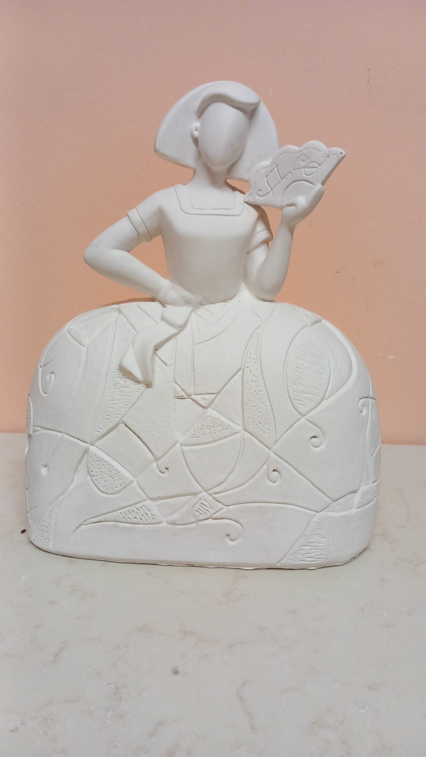 MENINA MIRO ABANICO 24CM