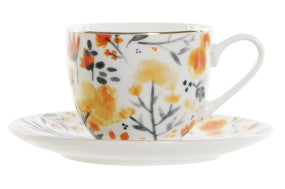 TAZA SET 2 PORCELANA 8,5X6X5 90ML TAZA SET 2 PORCELANA