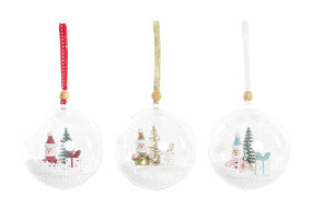 DECORACION COLGANTE PVC 9X9X9 SANTA