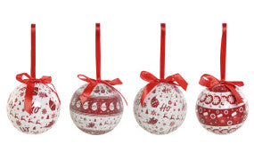 BOLA DECORACION SET 14 PVC 25X21,5X15,5