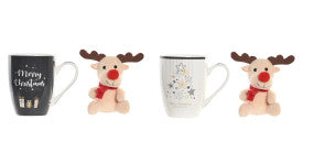 MUG SET 2 NEW BONE POLIESTER 12X8X10