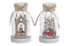 DECORACION LUMINOSA LED 9X9X17