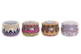 VELA PERFUMADA MANDALA 7,5X7,5X5 85 GR.