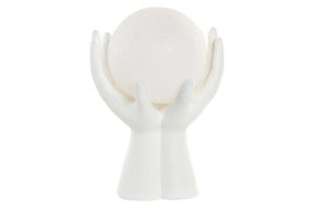 DECORACION LUMINOSA LED RESINA 12,5X11X18,5 MANO