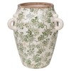 FLORERO ANCHO 3 ASAS PORCELANA
